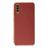 Newface Samsung Galaxy A50 Kılıf Volet Silikon - Kırmızı