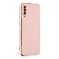 Newface Samsung Galaxy A50 Kılıf Volet Silikon - Pembe
