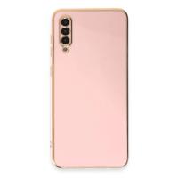 Newface Samsung Galaxy A50 Kılıf Volet Silikon - Pembe