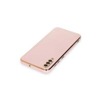 Newface Samsung Galaxy A50 Kılıf Volet Silikon - Pembe