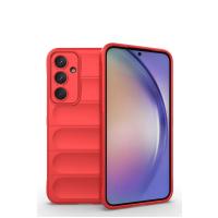 Newface Samsung Galaxy M14 5G Kılıf Optimum Silikon - Kırmızı