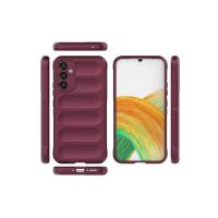 Newface Samsung Galaxy M34 5G Kılıf Optimum Silikon - Bordo