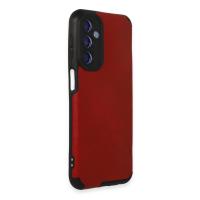 Newface Samsung Galaxy M34 5G Kılıf Loop Deri Silikon - Kırmızı