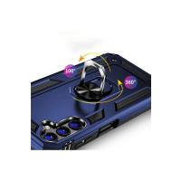 Newface Samsung Galaxy A04S Kılıf Sofya Yüzüklü Silikon Kapak - Siyah