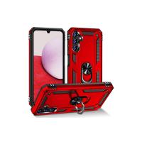 Newface Samsung Galaxy A04S Kılıf Sofya Yüzüklü Silikon Kapak - Kırmızı