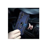 Newface Samsung Galaxy A04S Kılıf Sofya Yüzüklü Silikon Kapak - Gümüş