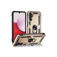 Newface Samsung Galaxy A04S Kılıf Sofya Yüzüklü Silikon Kapak - Gold