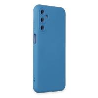 Newface Samsung Galaxy M34 5G Kılıf Nano içi Kadife Silikon - Mavi