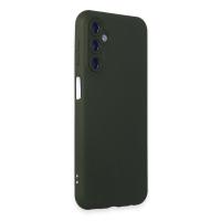 Newface Samsung Galaxy M34 5G Kılıf Nano içi Kadife Silikon - Koyu Yeşil