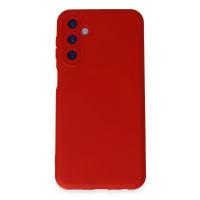 Newface Samsung Galaxy M14 5G Kılıf Nano içi Kadife Silikon - Kırmızı
