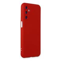 Newface Samsung Galaxy M14 5G Kılıf Nano içi Kadife Silikon - Kırmızı