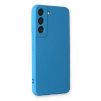 Newface Samsung Galaxy S23 Plus Kılıf Nano içi Kadife Silikon - Mavi