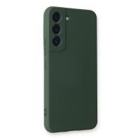 Newface Samsung Galaxy S23 Plus Kılıf Nano içi Kadife Silikon - Koyu Yeşil