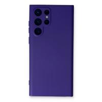 Newface Samsung Galaxy S23 Ultra Kılıf Nano içi Kadife Silikon - Mor