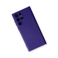 Newface Samsung Galaxy S23 Ultra Kılıf Nano içi Kadife Silikon - Mor