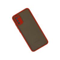 Newface Samsung Galaxy A03S Kılıf Montreal Silikon Kapak - Kırmızı