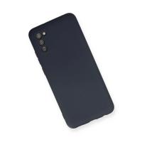 Newface Samsung Galaxy A03S Kılıf Nano içi Kadife Silikon - Lacivert