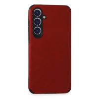 Newface Samsung Galaxy S23 FE Kılıf Loop Deri Silikon - Kırmızı