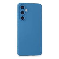 Newface Samsung Galaxy S23 FE Kılıf Nano içi Kadife Silikon - Mavi