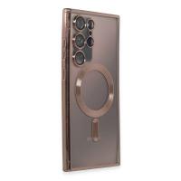 Newface Samsung Galaxy Note 20 Ultra Kılıf Kross Magneticsafe Kapak - Rose