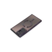 Newface Samsung Galaxy Note 20 Ultra Kılıf Kross Magneticsafe Kapak - Mor