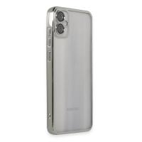 Newface Samsung Galaxy A05 Kılıf Razer Lensli Silikon - Gümüş