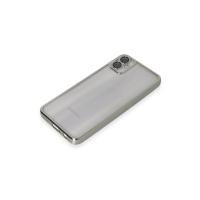 Newface Samsung Galaxy A05 Kılıf Razer Lensli Silikon - Gümüş