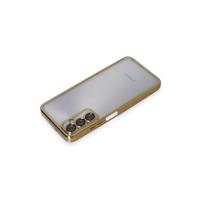 Newface Samsung Galaxy A05S Kılıf Razer Lensli Silikon - Gold