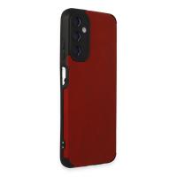 Newface Samsung Galaxy A05S Kılıf Loop Deri Silikon - Kırmızı