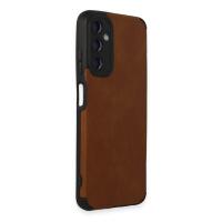 Newface Samsung Galaxy A05S Kılıf Loop Deri Silikon - Kahverengi