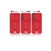 Newface Samsung Galaxy A14 4G Kılıf Zuma Kartvizitli Yüzüklü Silikon - Lacivert