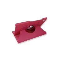 Newface Samsung Galaxy Tab A9 Plus Kılıf 360 Tablet Deri Kılıf - Pembe