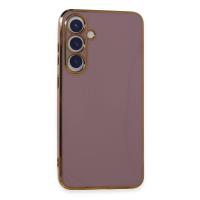 Newface Samsung Galaxy S24 Plus Kılıf Volet Silikon - Mor