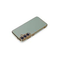 Newface Samsung Galaxy S24 Plus Kılıf Volet Silikon - Açık Yeşil