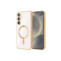 Newface Samsung Galaxy S23 Kılıf Kross Magneticsafe Kapak - Gold