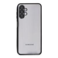 Newface Samsung Galaxy A04S Kılıf Razer Lensli Silikon - Siyah
