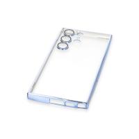 Newface Samsung Galaxy S24 Ultra Kılıf Razer Lensli Silikon - Gold