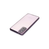 Newface Samsung Galaxy S20 FE Kılıf Razer Lensli Silikon - Mor