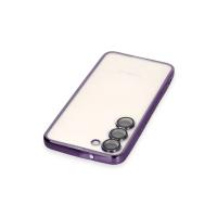 Newface Samsung Galaxy S23 Plus Kılıf Razer Lensli Silikon - Mor