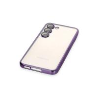 Newface Samsung Galaxy S23 Plus Kılıf Razer Lensli Silikon - Mor