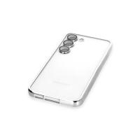 Newface Samsung Galaxy S23 Plus Kılıf Razer Lensli Silikon - Gümüş