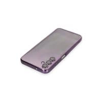 Newface Samsung Galaxy A14 4G Kılıf Razer Lensli Silikon - Mor