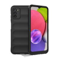 Newface Samsung Galaxy A03S Kılıf Optimum Silikon - Siyah