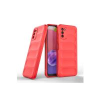 Newface Samsung Galaxy A03S Kılıf Optimum Silikon - Kırmızı