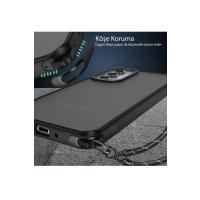 Newface Samsung Galaxy A54 5G Kılıf Elegant Kapak - Pudra