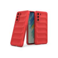 Newface Samsung Galaxy S21 FE Kılıf Optimum Silikon - Kırmızı