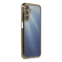 Newface Samsung Galaxy A25 5G Kılıf Razer Lensli Silikon - Gold