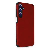 Newface Samsung Galaxy A25 5G Kılıf Loop Deri Silikon - Kırmızı