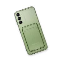 Newface Samsung Galaxy A55 5G Kılıf Kart Şeffaf Silikon - Şeffaf