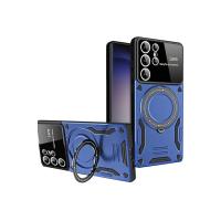 Newface Samsung Galaxy S25 Ultra Kılıf Joy Lens Standlı Kapak - Lacivert